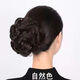 卷尾猴逼真假發(fā)抓夾大號(hào)發(fā)圈盤頭發(fā)女短發(fā)盤發(fā)器花苞蓬松頭花發(fā)夾 【氣質(zhì)假發(fā)抓夾】棕黑色