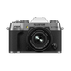 富士（FUJIFILM）X-T50/XT50 微單相機(jī) 套機(jī)（15-45mm鏡頭）4020萬(wàn)像素 7檔五軸防抖 20款膠片模擬 浩瀚銀