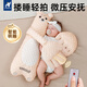 溫歐嬰兒安撫枕寶寶玩偶抱枕哄睡神器拍睡防驚跳嚇壓枕小月齡側(cè)睡靠枕 豆豆絨-熊寶奧拉【拍睡+熱敷】