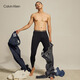 Calvin Klein內衣【抑菌抗靜電熱引力】情侶ck本命年彈力打底保暖秋衣褲隨心選 AD0002-UB1-男保暖長(cháng)褲松露黑 L