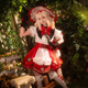 橙芯樂園可莉cos服魔女兒童周邊全套原元神女巫新皮膚琪花星燭cosplay網(wǎng)游 可莉服裝全套+假發(fā) S