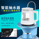 逗趣家 桶裝水抽水器 電動(dòng)托盤(pán)加熱一體自動(dòng)上水加熱吸水器壓水飲水機泵抽水泵大桶水純凈水桶取水器 白色智能加熱款
