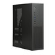 SKTC 全新A10迷你臥式立式MATX24*24主板小1U電源7.3LHTPC電腦機箱 A10黑色單機箱