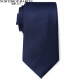 诺斯.马丁简约真丝领带男士正装商务职场日常领结不含领带夹子 深蓝真丝7.5cm宽
