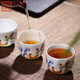 觀(guān)復觀(guān)復雞缸杯文化創(chuàng  )意茶杯馬未都題詩(shī)茶具小杯禮盒裝 三人行（三只裝））