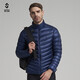 SANFO PLUS戶(hù)外男款羽絨服粒子輕暖立領(lǐng)保暖外套90%充絨量850蓬白鵝絨 經(jīng)典藍 M