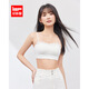 IEF/愛(ài)依服裹胸2025夏季新款韓版簡(jiǎn)約純色波浪邊短款內(nèi)搭吊帶背心 白 均碼