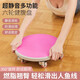 世珍龍二代滑盤健身靜音六輪美臀黃老師靜音腹肌盤健腹肌輪滑行盤 淺紫色 六輪靜音送圓厚墊