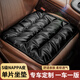 齊選汽車(chē)坐墊四季通用車(chē)內納帕皮汽車(chē)毛絨座墊單片車(chē)載保暖加厚座套品 親膚透氣-納帕皮【黑色】單片