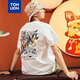 唐獅（TonLion）2025男后背印花圓領(lǐng)短袖T恤 本白 L