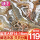 沃鮮匯南美白蝦 鹽凍 凈重3.3斤 冷凍生鮮蝦類(lèi) 青蝦基圍蝦鮮蝦海 【65-72只左右/盒】約14-16cm