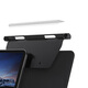 EISSCCE適用iPad Pro平板妙控鍵盤(pán)伴侶磁吸筆槽Apple Pencil二代筆Air6蘋(píng)果電容筆輕薄便攜收納防丟可拆卸 黑色磁吸筆槽【適配所有妙控鍵盤(pán)】