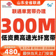 中國(guó)聯(lián)通山東聯(lián)通電信寬帶低資費(fèi)家用高速光纖快速辦理非移動(dòng) 山東300M聯(lián)通寬帶包年=480元
