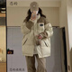 戀的秋冬季女生羽絨棉服女外套秋冬款加厚學(xué)生短款高中生初中生棉衣冬天衣服韓版寬松少女秋季冷天面包服棉襖 圖片色 均碼