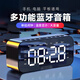 雅蘭仕無(wú)線藍(lán)牙音箱智能鬧鐘時(shí)鐘音響AI語(yǔ)音控制手機(jī)插卡便攜式迷你家用電腦微信收款播報(bào)小音響 升級(jí)版黑【鬧鐘+音箱/單組鬧鐘】