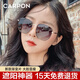 卡珀尼墨鏡女防紫外線高清偏光太陽鏡女士大臉顯瘦圓臉開車眼鏡潮韓版 金框漸變灰-店長(zhǎng)推薦