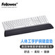范羅士（Fellowes）鼠標(biāo)墊護(hù)腕 人體工學(xué)腕托鍵盤托 筆記本電腦辦公鼠標(biāo)手碗托掌托 柔軟硅膠橡膠無異味可水洗 I-Spire鍵盤墊【暗夜黑】 人體工學(xué)