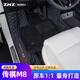 指南針適用廣汽傳祺m8腳墊18-24款全包圍7座gm8專(zhuān)用商務(wù)宗師版汽車(chē) 大師 前三排-雙層黑色+黑色毯絲