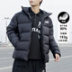 彪馬（PUMA）羽絨服男 2024冬季防寒保暖外套戶(hù)外防風(fēng)休閑運動(dòng)服連帽羽絨服 676032-01/80%鴨絨/L碼約193g XL