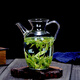 高茗（gaoming） 仿宋茶壺小早執(zhí)壺耐熱茶具泡綠茶器透明小號醒酒壺玻璃壺 小早壺300ml