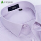 杉杉（FIRS）長(cháng)袖襯衫男中青年商務(wù)休閑格子襯衣男 A881-1紫條長(cháng)袖 41 