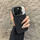 康思琦新款小眾鏡頭翻蓋支架適用蘋(píng)果16promax手機殼iPhone15pro磨砂硅膠14/13防摔保護套高級感超薄磁吸 【黑色】閃電磁吸+鏡框支架 iPhone 16 Pro