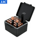JJC 鋰電池收納盒 可檢測電量 5號 7號 18650 21700電池盒 五號七號大容量存放 電量檢測器 保護存放 收納20顆5號+14顆7號電池 帶電量檢測器