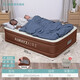Bestway充氣床家用豪華氣墊床雙人加大充氣床墊折疊床 【內(nèi)置電泵】203*152*51【布面】