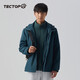 探拓（TECTOP）沖鋒衣三合一防寒保暖男戶外登山服抓絨內(nèi)膽 29CF 森林綠 L 