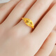 千影珠寶黃金戒指女款9999足金年輕人素金真金飾品活口結婚首飾送媽媽 重約2.90-3.0g(含工費28)