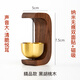 衛(wèi)亮衛(wèi)亮多巴胺磁吸門式風(fēng)鈴半月日系手工冰箱貼入戶鈴鐺響聲喬遷禮物 黑胡桃木【精品版】