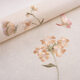 傾素墻布 碎花刺繡無縫墻布簡約現(xiàn)代北歐輕奢風格壁布全屋臥室客廳背景 蝶戀花01 冰米色