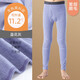 活力四射（hzasz）男孩保暖褲男童兒童保暖內衣加絨加厚秋褲中大童青少年睡褲冬季 K9308藍花灰 150cm