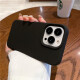 魔杰樂（MOJIELE） 【真液態(tài)硅膠】純色適用于iPhone16promax手機(jī)殼蘋果15Pro手機(jī)保護(hù)殼防摔簡(jiǎn)約高級(jí)感情侶款 炫酷黑【真液態(tài)，加厚防摔】 iPhone14Pro