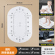 摯霸蹲便器蓋板廁所密封蓋防臭堵臭器衛(wèi)生間通用擋板蹲坑蓋板蹲廁蓋板 圓蓋丨承重500斤丨加厚防滑