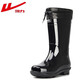 回力雨鞋男士中筒雨靴防水鞋防滑水鞋膠鞋廚房工作鞋加絨套鞋水靴