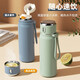皇家洛克保溫杯316不銹鋼大容量茶水分離帶杯蓋水杯學(xué)生車(chē)載戶(hù)外杯子 【316+茶水分離】薄荷綠450ml
