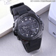CASIO卡西歐生肖蛇年限定 GSHOCK鋼鐵之心黑金光能藍(lán)牙手表男 GST-B400 GST-B400BB-1黑殼膠帶