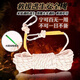 行后鋼絲芯消防繩阻燃安全繩家用應(yīng)急逃生繩高樓防火災(zāi)救生繩保險(xiǎn)繩子 白色紅線10毫米粗 50米+送雙鉤