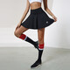 科里芙（cosleaf）運動(dòng)短裙女夏季高腰防走光假兩件瑜伽透氣速干跑步健身褲 NSRF21986 黑色 L