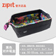 ZIPIT創(chuàng)意對(duì)開(kāi)托盤(pán)筆盒大容量筆袋學(xué)生文具帆布收納包 筆盒-牛仔黑