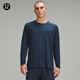 lululemon丨Metal Vent Tech 男士運(yùn)動(dòng)長(zhǎng)袖 T 恤 透氣 LM3DOYS 礦物藍(lán)/海軍藍(lán) M