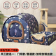 妞派特（new pet）貓窩狗屋小型犬室外房子可拆洗四季寵物狗睡墊冬季保暖防水貓咪窩 防水門簾款_彩色氣球 L57*44*39cm（建議20斤內(nèi)）