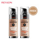 露華濃（Revlon） 粉底液 底霜 遮瑕 持久底妝組合 彩妝套裝組合化妝品套裝女美妝 180#小麥色 混合油性 兩支裝