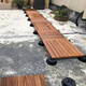 ANGEL DECK 戶外陽臺實木防腐木定制龍骨地板調(diào)節(jié)架空活動地板595*295*32mm 59.5*59.5*3.2cm地板（長寬厚）
