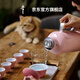 學(xué)古 |一原傳家壺 中式復(fù)古燜茶壺?zé)崴畨嘏瘔責(zé)崴考矣帽?.6L 藕粉1.6L