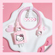 HAPPYMAKER適用蘋果15pro數(shù)據(jù)線充電器保護(hù)套iPhone14/13防折斷繞線繩12iPad硅膠印花款套手機(jī)殼粉色新款 蘋果20W硅膠印花款4件套【粉色kt貓頭】