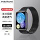watchbond適用華為手表Watch Fit2表帶米蘭尼斯磁吸腕帶智能運(yùn)動華為手環(huán)Fit2時尚男女金屬不銹鋼表鏈配件