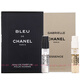 香奈兒（Chanel）男士香水小樣 1.5ml*2（蔚藍+嘉伯麗爾天性）