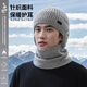 目丸帽子男冬季戶(hù)外騎行保暖帽防風(fēng)圍脖可調節防寒毛絨帽女生騎車(chē)頭套